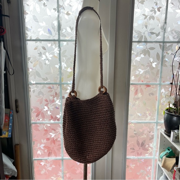Brown Woven Shoulder Bag New - Picture 11 of 13